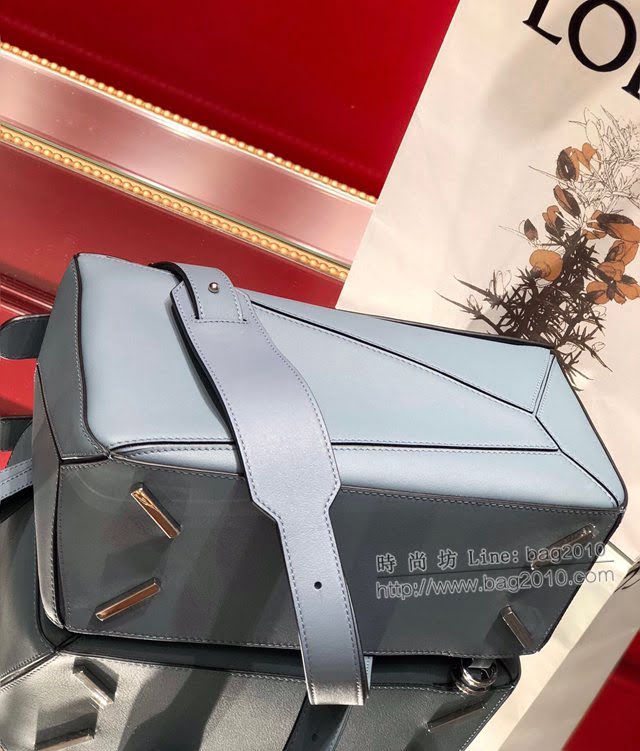 LOEWE經典爆款包包 羅意威中號Puzzle幾何拼接手提斜挎包 10171  tcl1317